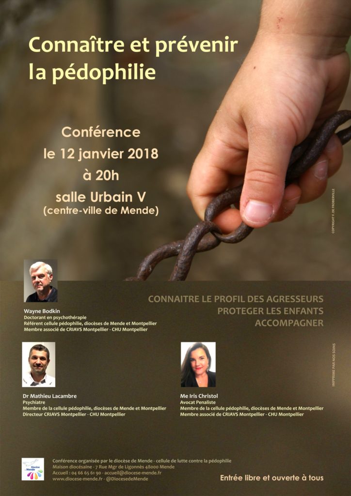 Conférence pour connaître et prévenir la pédophilie