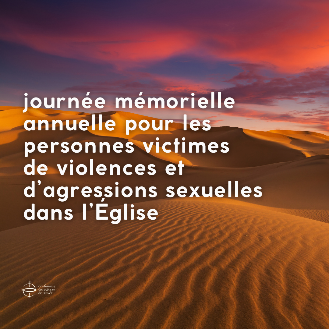 Journée mémorielle pour les personnes victimes d’abus sexuels dans l’Église.