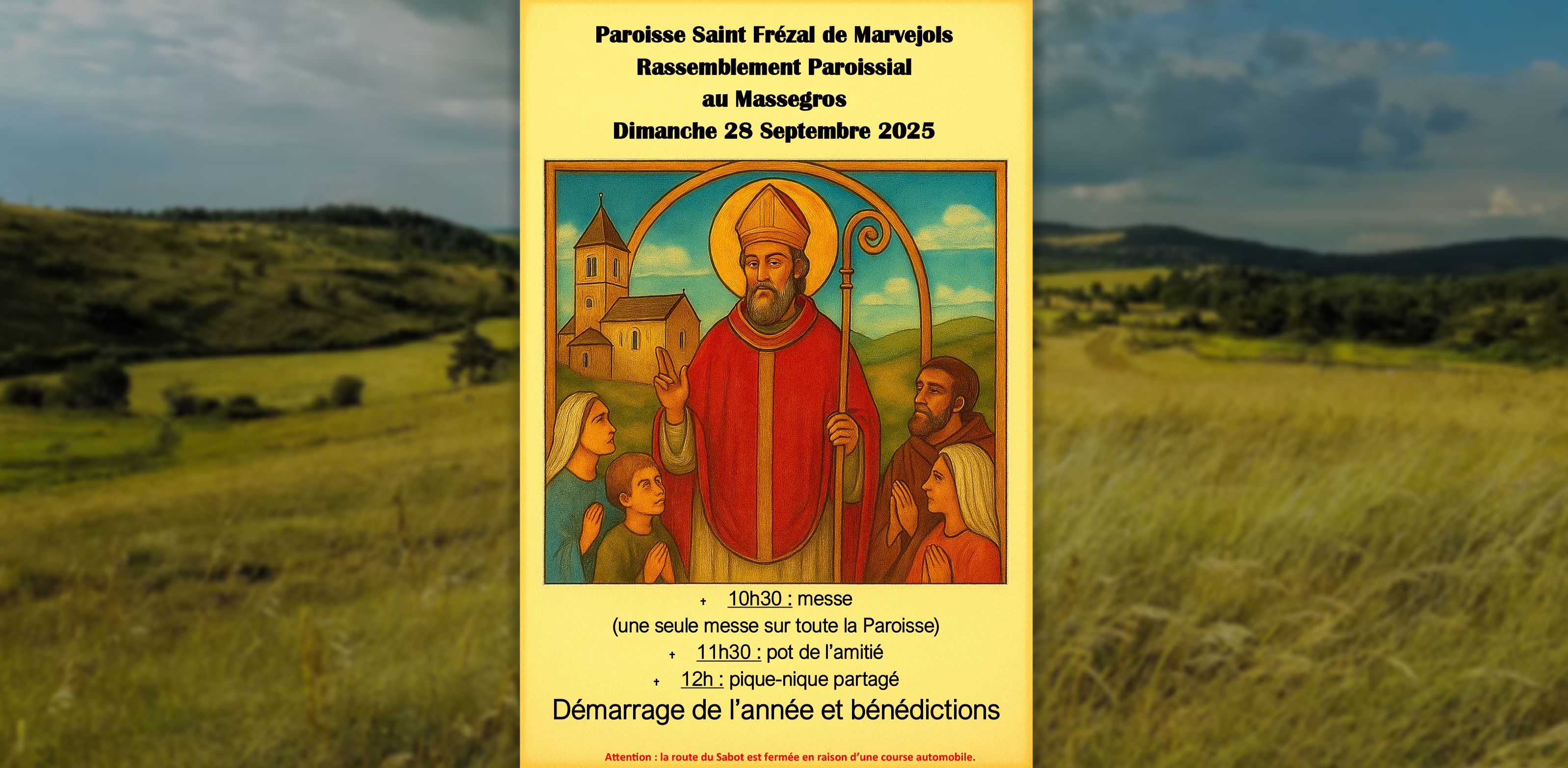 Rassemblement paroissial au Massegros - Paroisse de Marvejols