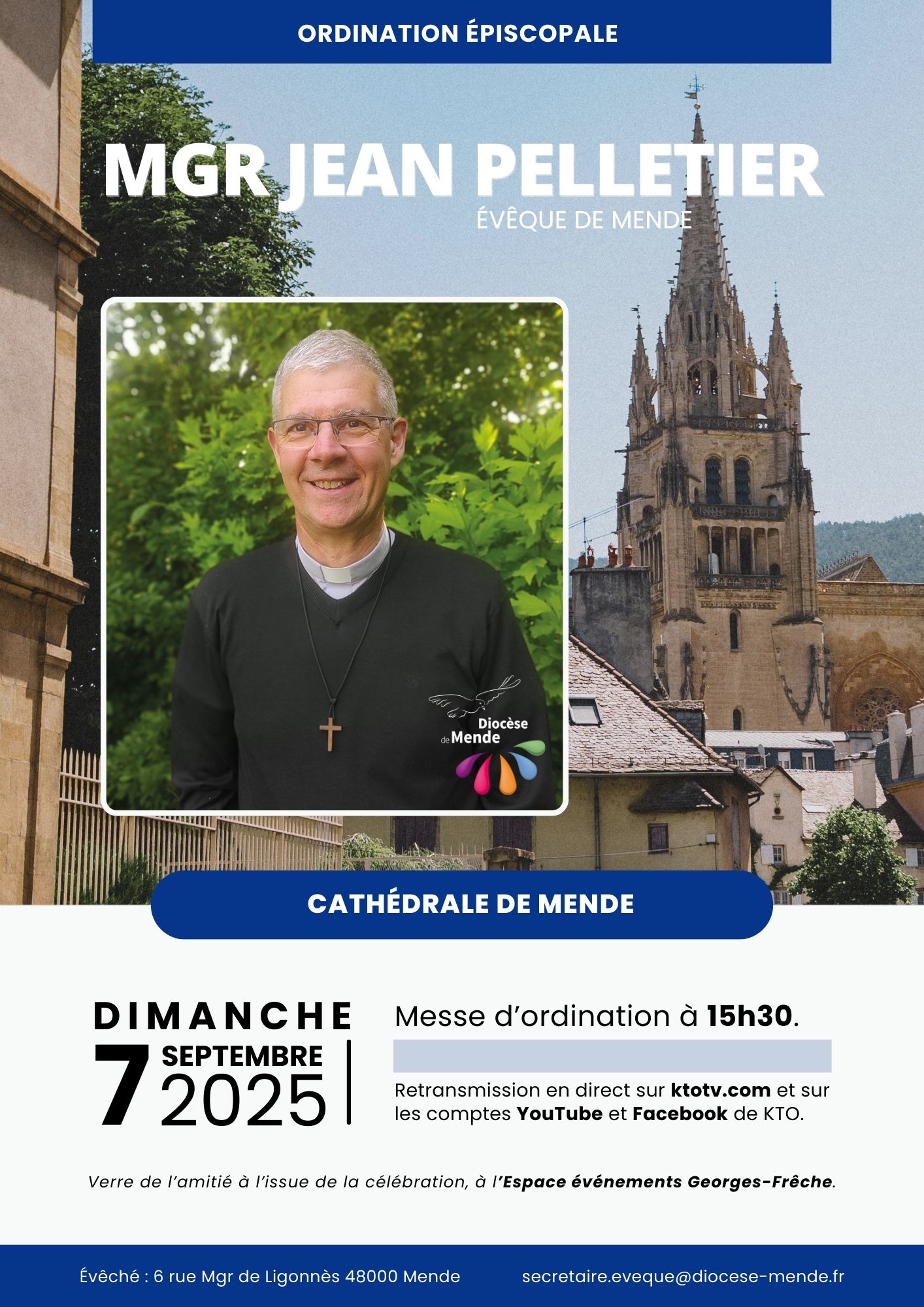 Ordination épiscopale de Mgr Jean Pelletier