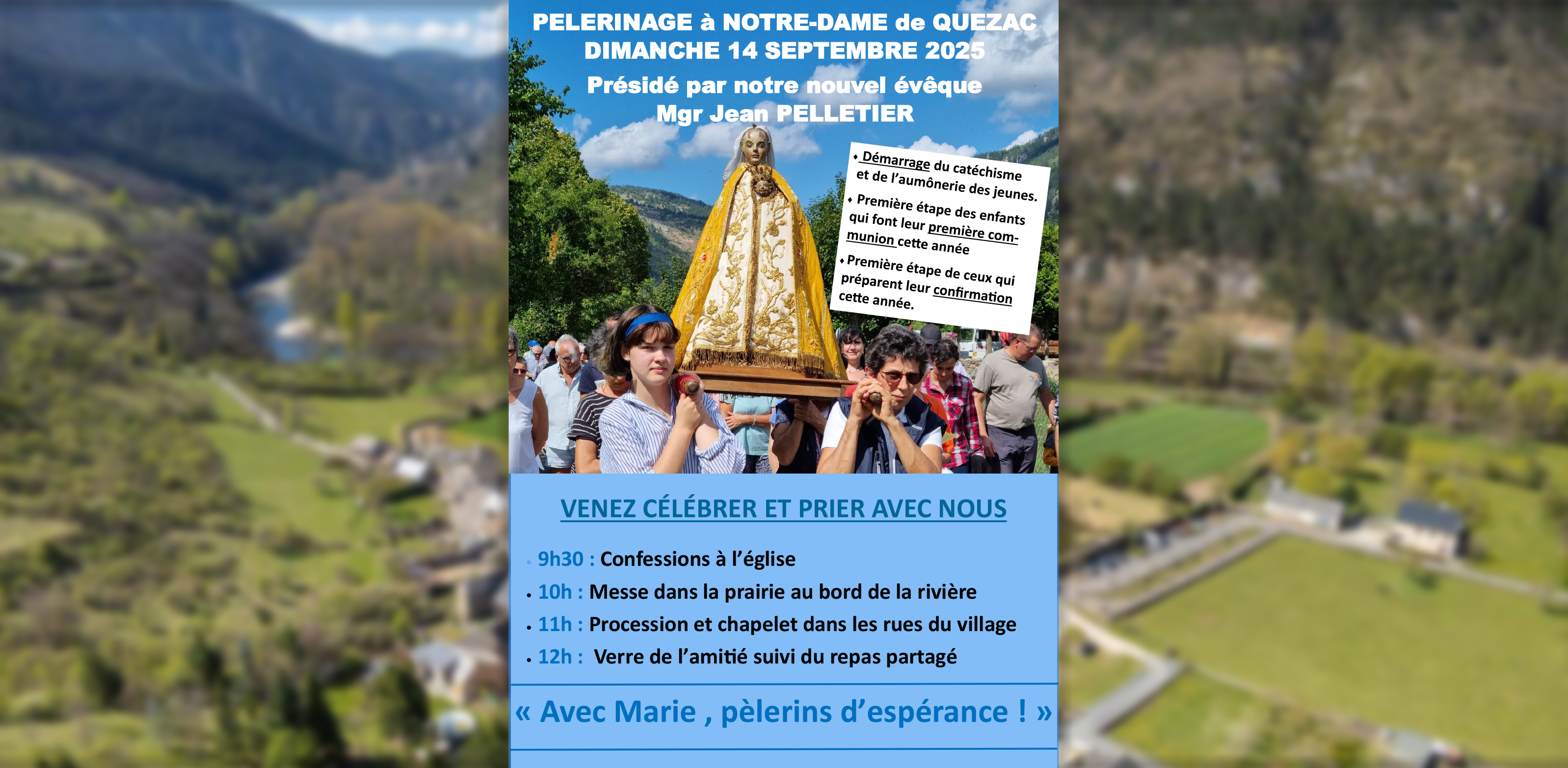 Pèlerinage à Notre-Dame de Quézac