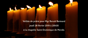Veillée de prière pour Mgr Bertrand le 3 mars 2019 - Copyright-Diocese-Mende