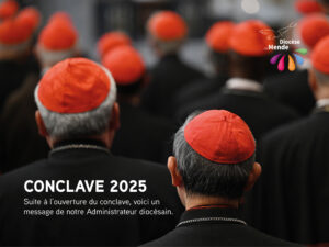 article conclave 2025 - message administrateur diocésain
