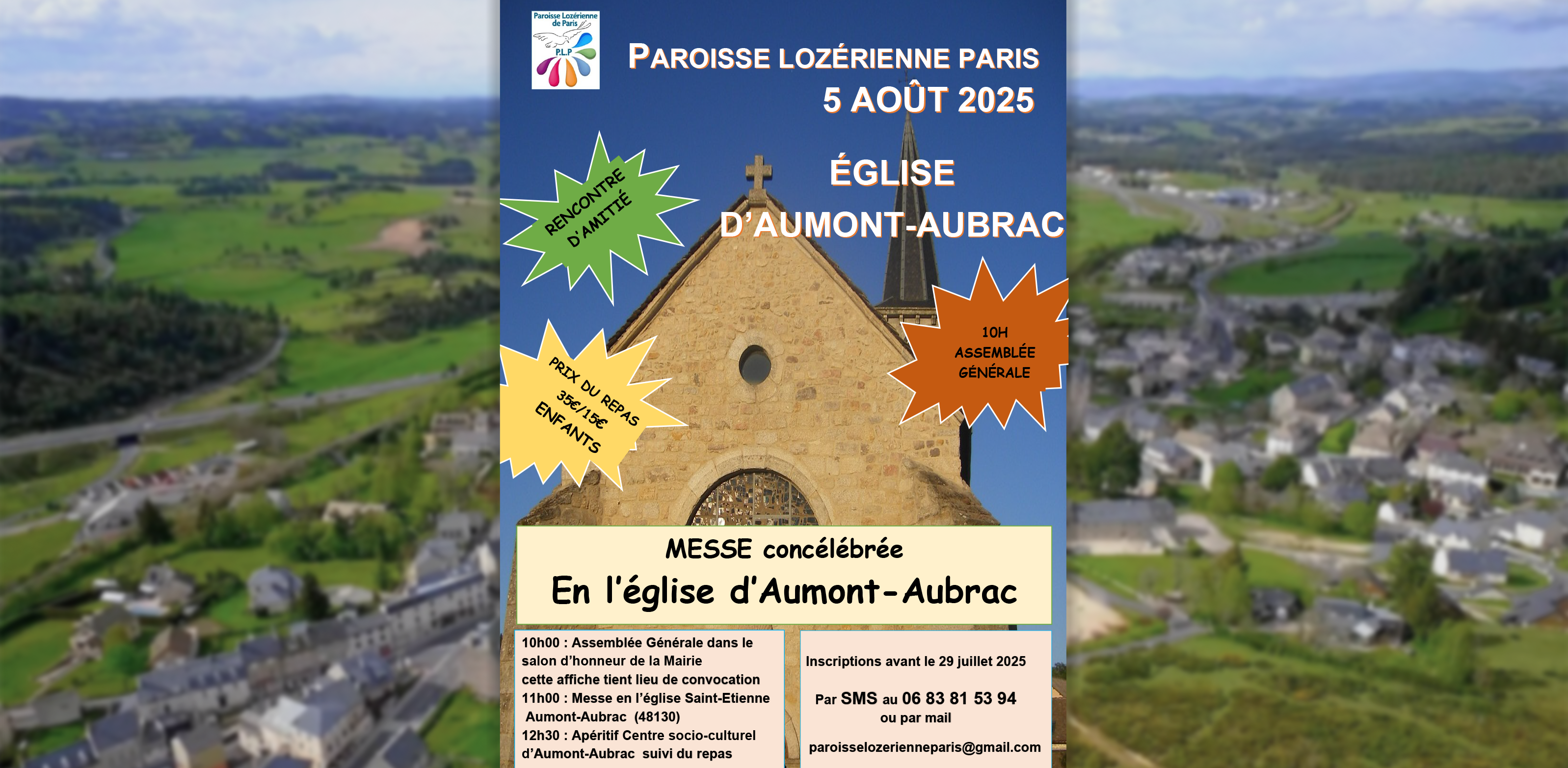 Messe avec la paroisse lozérienne de Paris